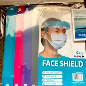FACE SHIELD 4PCS *MULTIPLE*